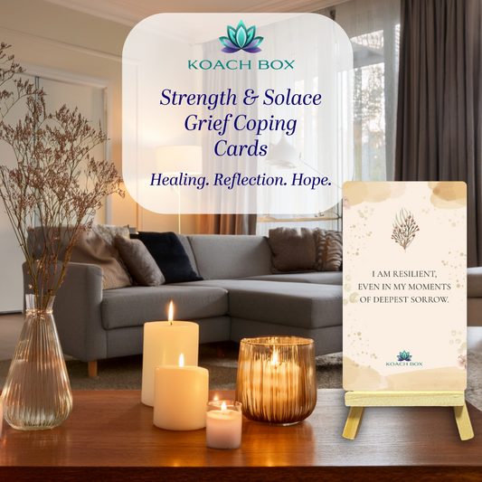 Strength and Solace Grief Coping Cards (30 Cards deck)