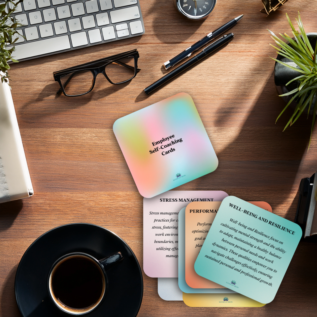 Employee Self-Coaching Cards - Pathway to Growth (30 Cards deck)