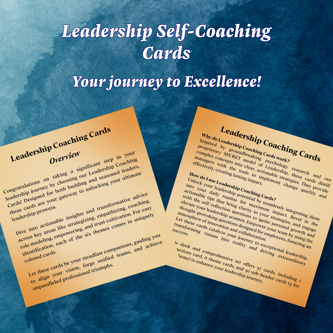 Leadership Self-Coaching Cards (36 Cards deck)