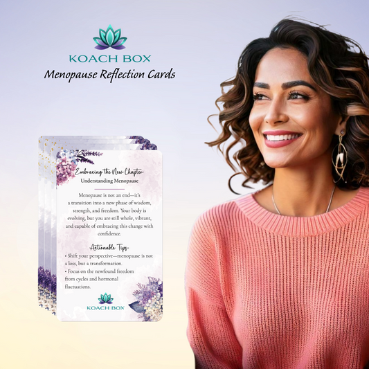Menopause Reflections - 30 Empowering Affirmation Card Deck