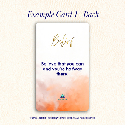 Unlock a New You! - Motivational Quote Cards (30 Cards deck with 60 quotes)