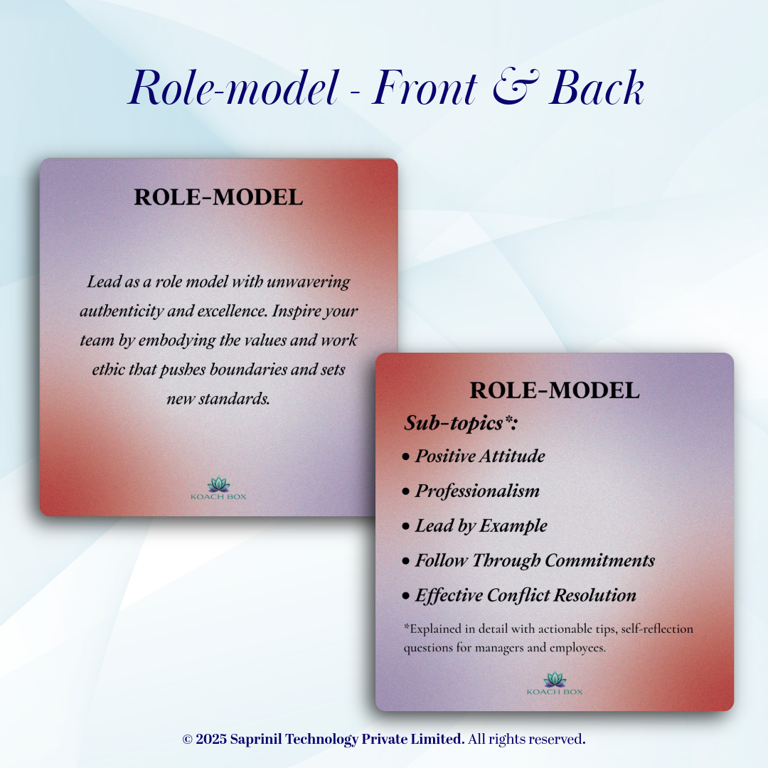 Leadership Self-Coaching Cards (36 Cards deck)