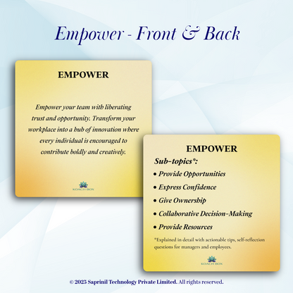 Leadership Self-Coaching Cards (36 Cards deck)