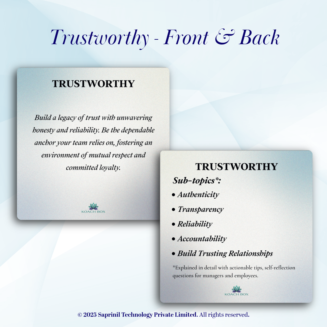 Leadership Self-Coaching Cards (36 Cards deck)