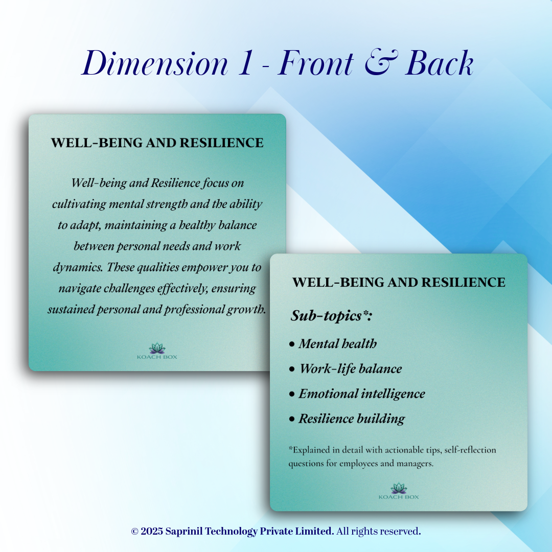 Employee Self-Coaching Cards - Pathway to Growth (30 Cards deck)