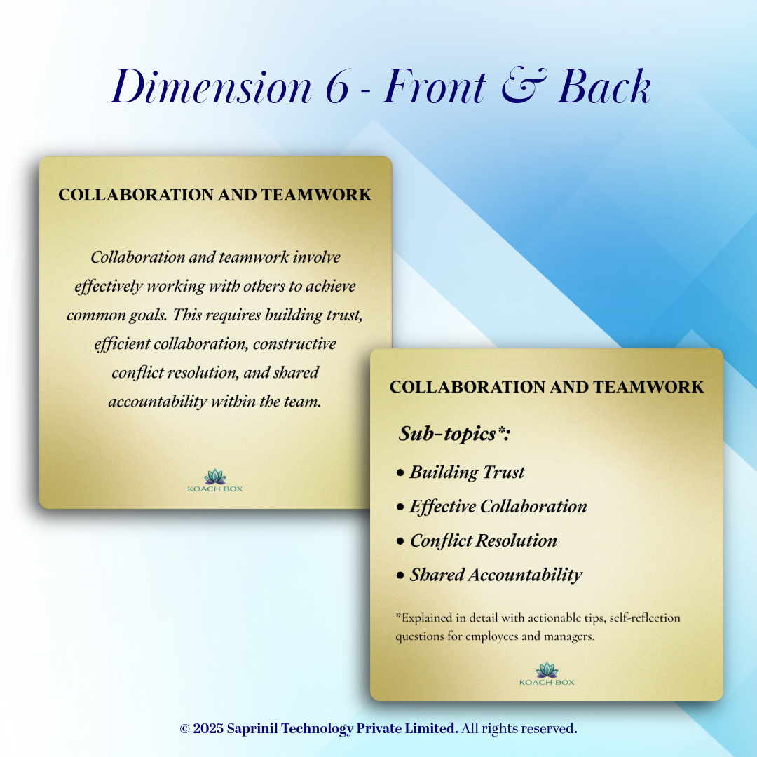 Employee Self-Coaching Cards - Pathway to Growth (30 Cards deck)