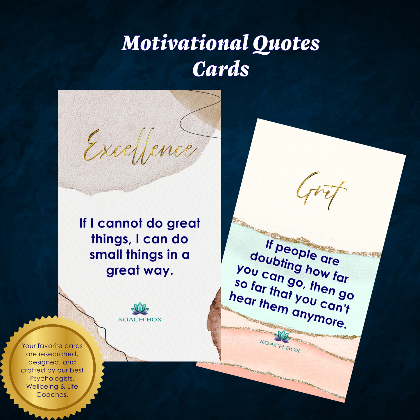 Motivational Quotes Cards (30 Cards deck)