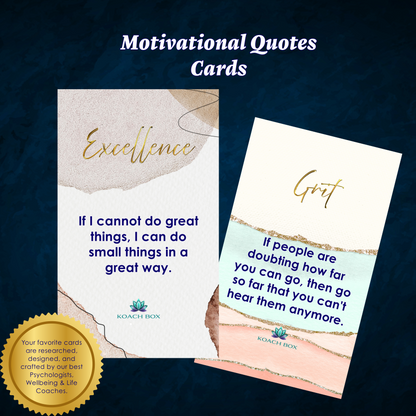 Motivational Quotes Cards (30 Cards deck)